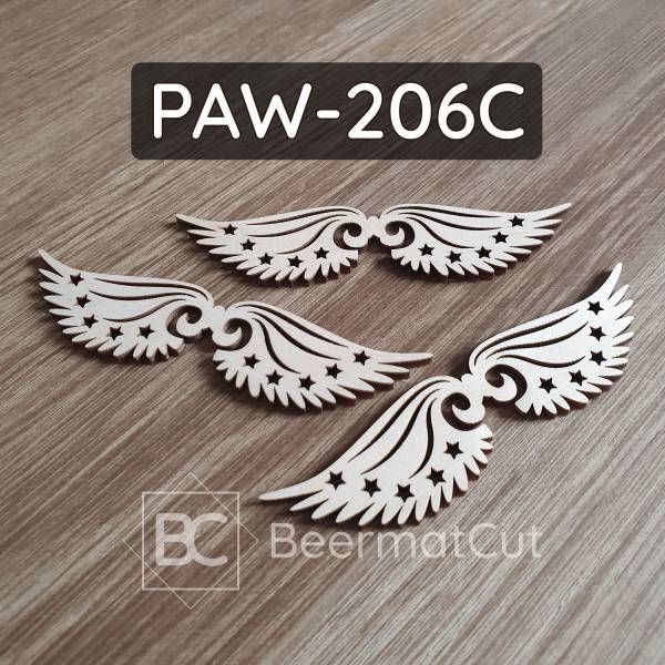 Świąteczne skrzydła anioła PAW-206C