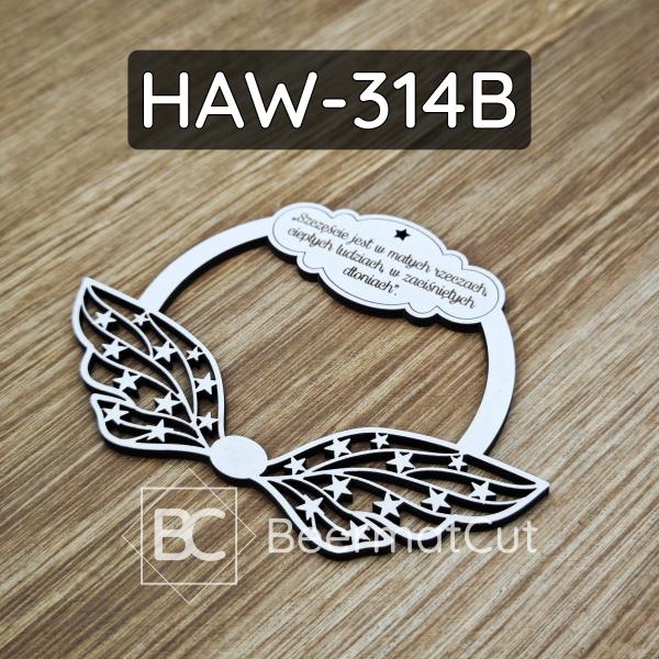 Skrzydła na obręczy HAW-314B