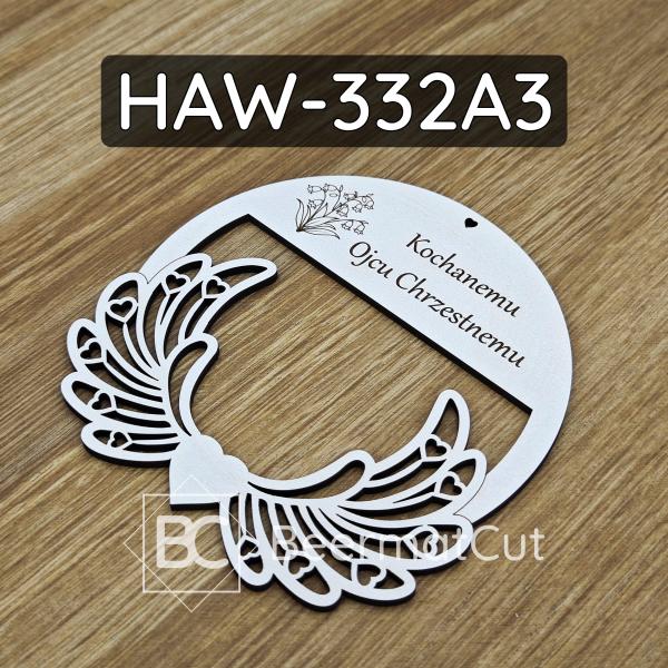 Skrzydła na obręczy HAW-332A3