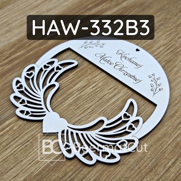 Skrzydła na obręczy HAW-332B3