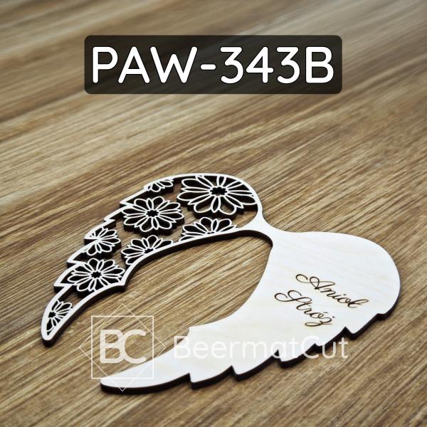 Ażurowe skrzydła anioła PAW-343B