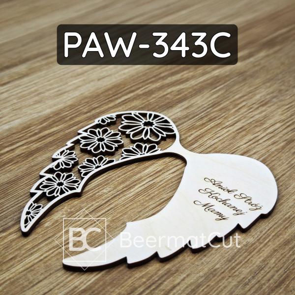 Ażurowe skrzydła anioła PAW-343C