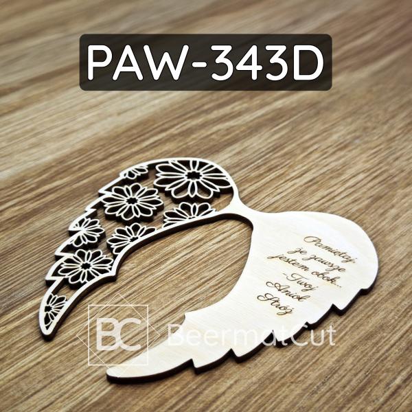 Ażurowe skrzydła anioła PAW-343D