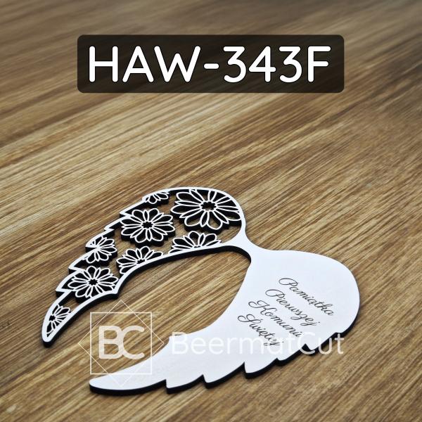 Ażurowe skrzydła anioła HAW-343F