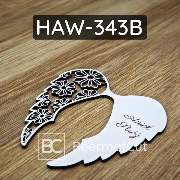 Ażurowe skrzydła anioła HAW-343B