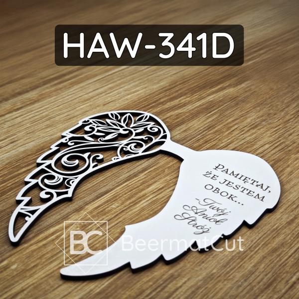 Ażurowe skrzydła anioła HAW-341D