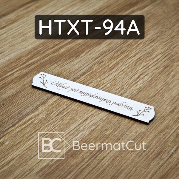 Tabliczka ślubna HTXT-94A