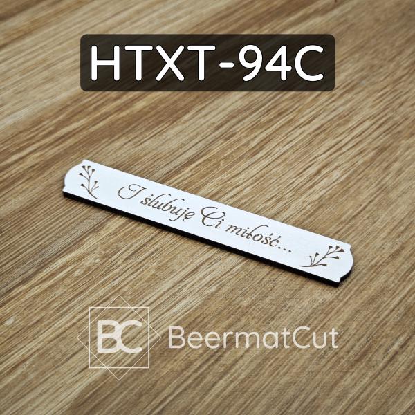 Tabliczka ślubna HTXT-94C
