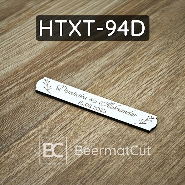 Tabliczka ślubna HTXT-94D