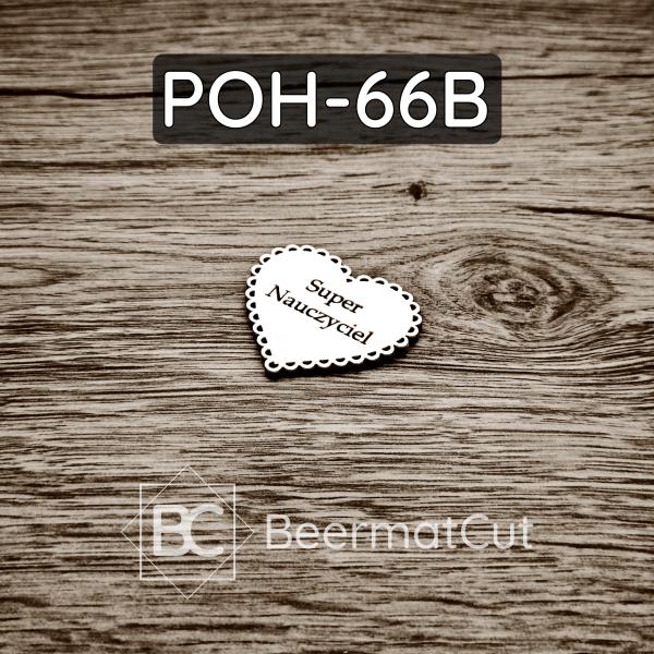Serce z napisem POH-66B