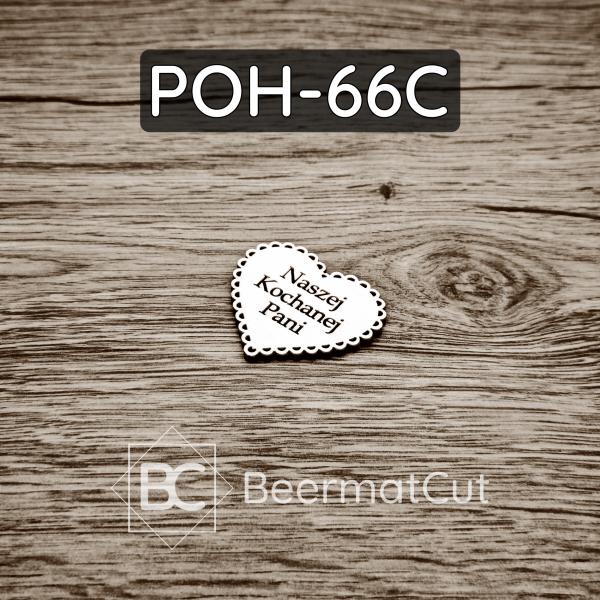 Serce z napisem POH-66C