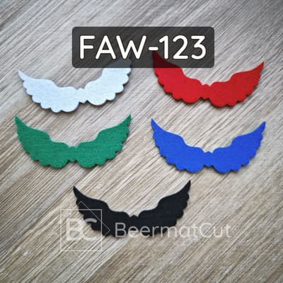 Skrzydła z filcu do rękodzieła i dekoracji.